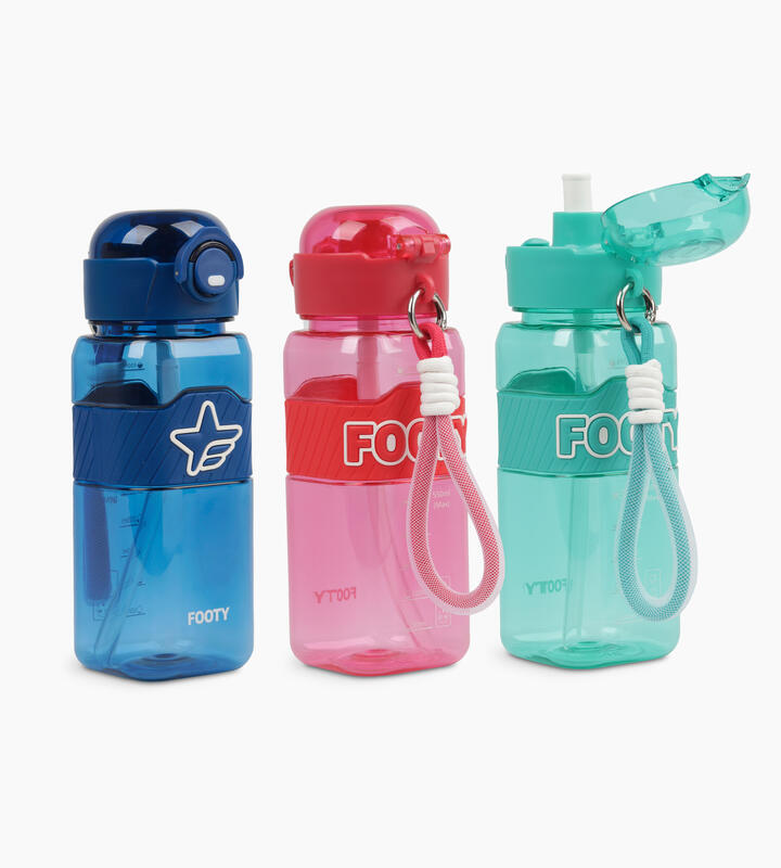BOTELLA DE PLASTICO CON BOCA ABATIBLE 