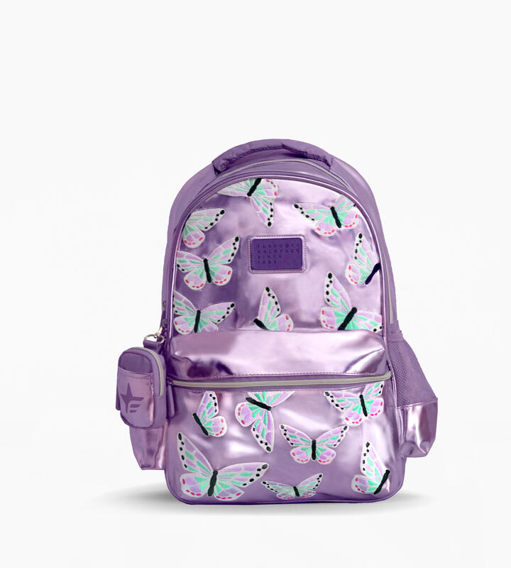MOCHILA ESPALDA 18" BIG KIDS BUTTERFLY