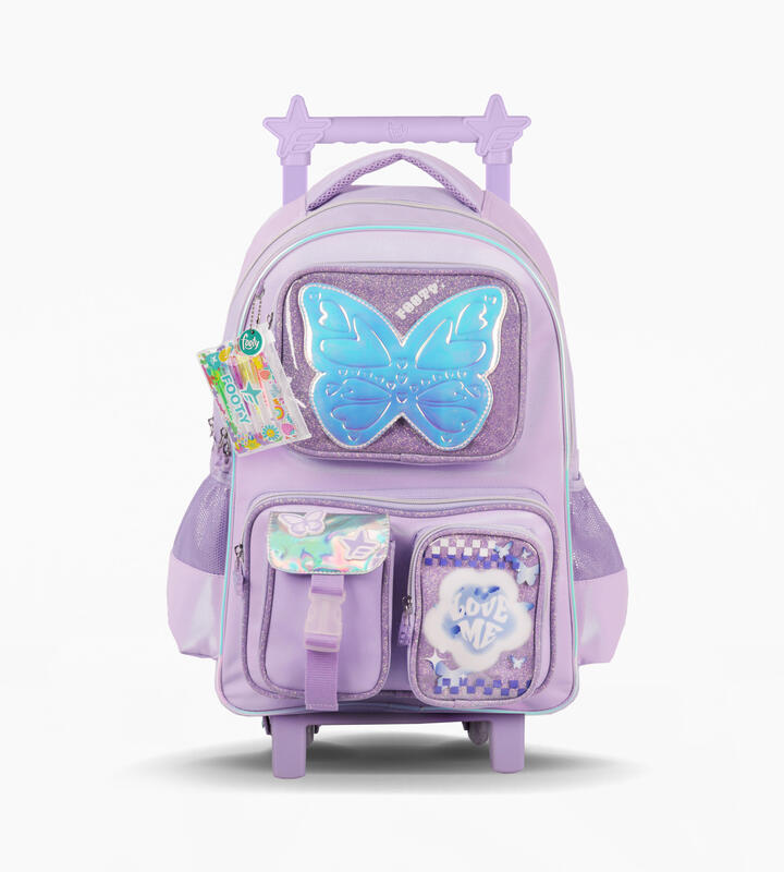 MOCHILA CON CARRO 18" GLOW FLY