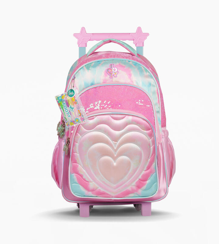 MOCHILA CON CARRO 18" DYE HEART