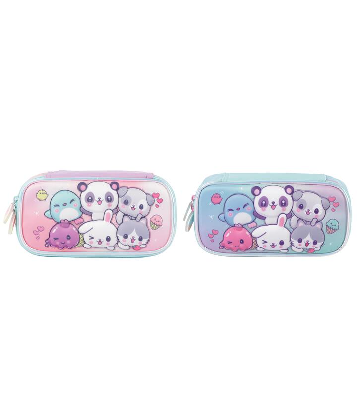 CARTUCHERA CON CIERRE KAWAII