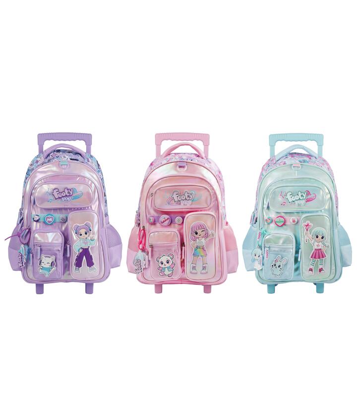 MOCHILA CON CARRO 18"  GIRLS