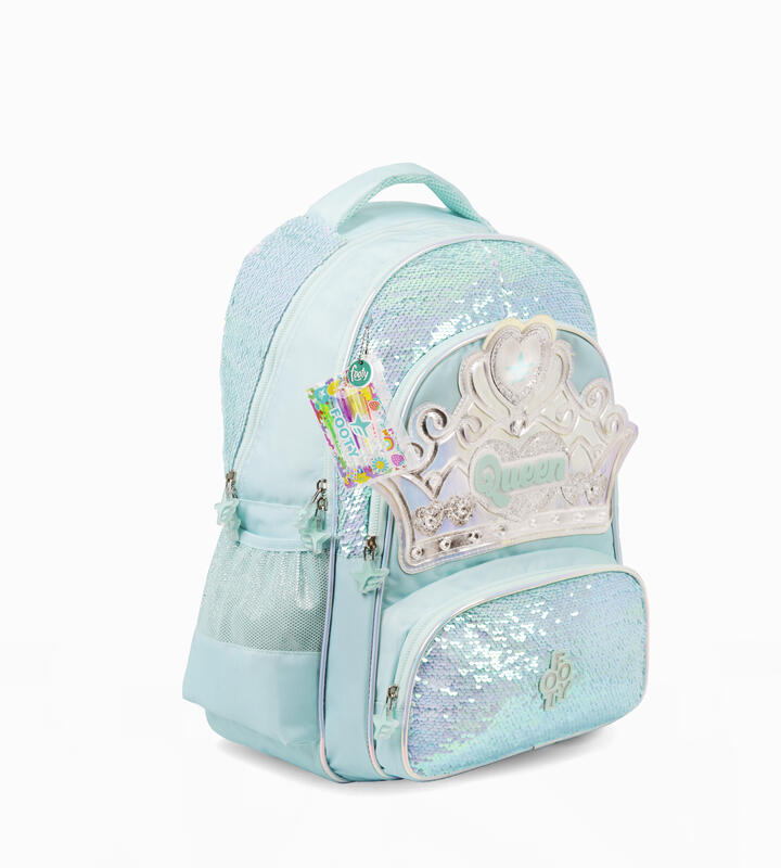 MOCHILA ESPALDA 18" CON LUZ QUEEN
