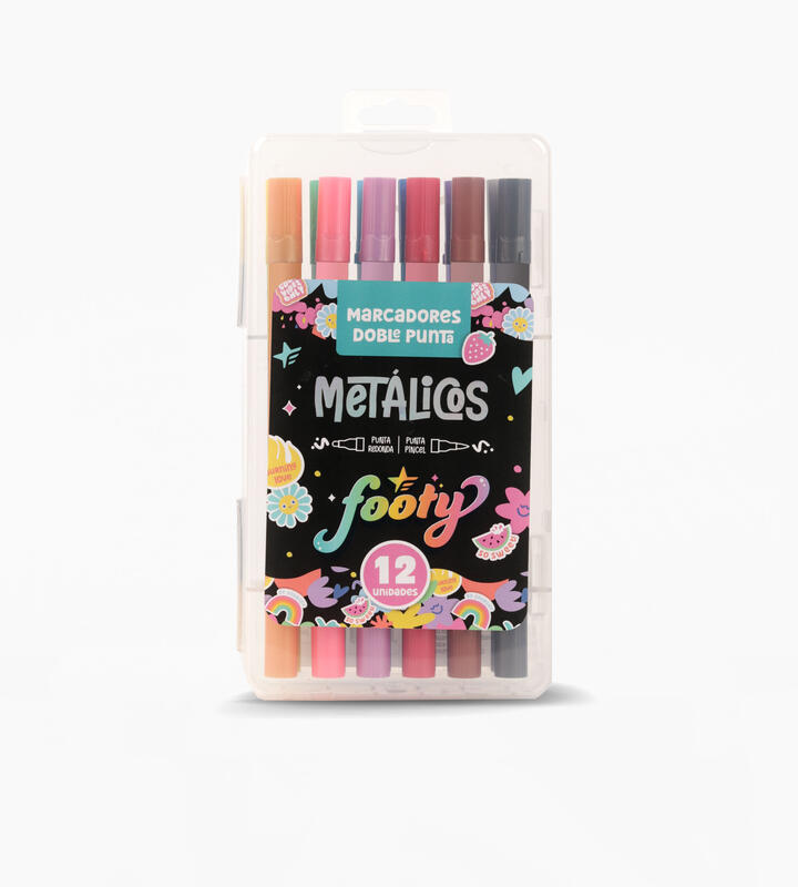 SET  MARCADORES METALICOS FOOTY 